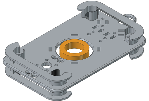 As described in text, with FT114 toroid